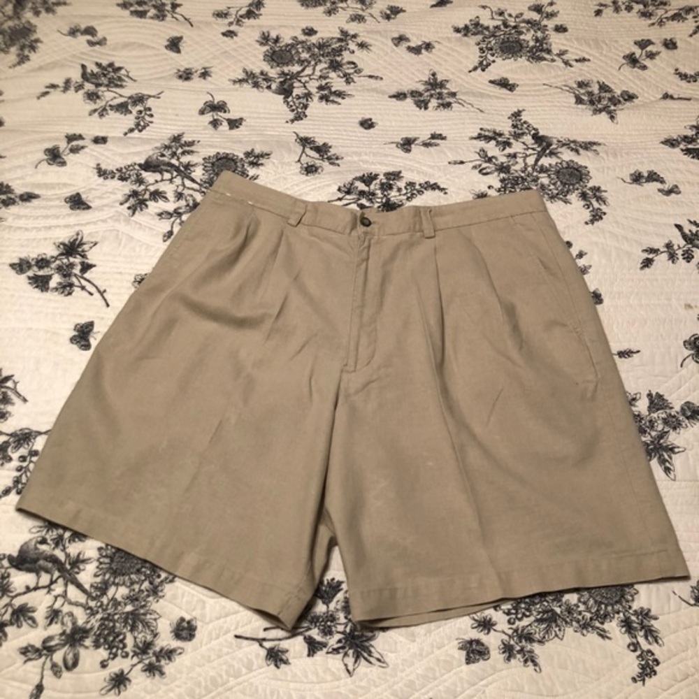 Men's Crazy Horse linen shorts in EUC